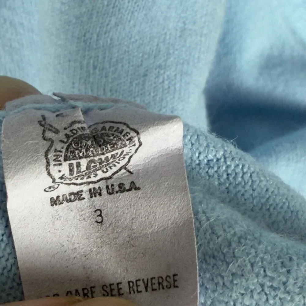 Vintage Par Four Golf‎ Baby Blue V-Neck Sweater - Men’s L